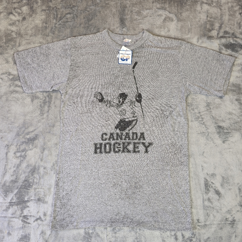 Vintage Chip & Pepper University Canada Hockey T Shirt Size Medium New NWT